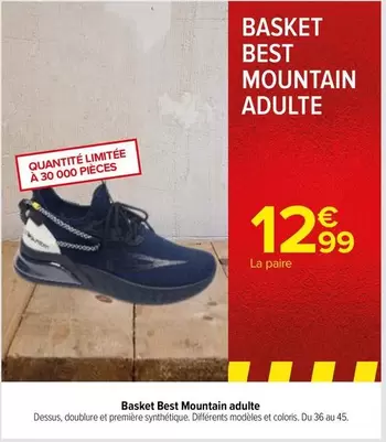 basket best mountain adulte