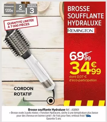 remington - brosse soufflante hydraluxe