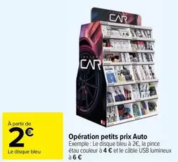 car - opération petits prix auto