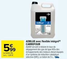 carrefour - adblue avec flexible intégré