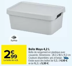 boîte maya 4,2 l