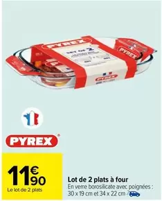 Pyrex - Lot De 2 Plats À Four