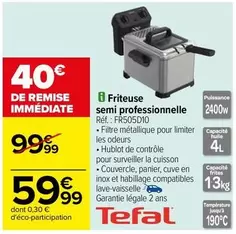 Tefal - Friteuse Semi Professionnelle