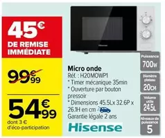 Hisense - Micro Onde