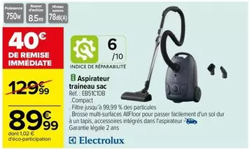 Electrolux - Aspirateur Traineau Sac