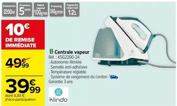 klindo - centrale vapeur