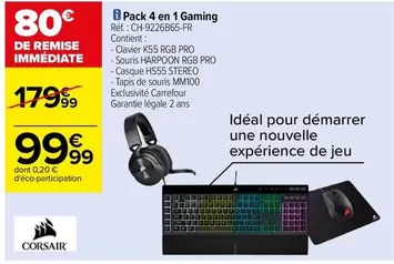 Corsair - Pack 4 En 1 Gaming