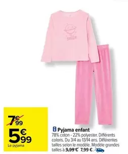 Pyjama Enfant