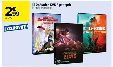 opération dvd à petit prix