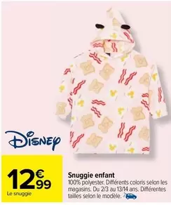 disney - snuggie enfant