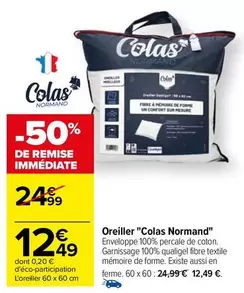 Colas - Oreiller "colas Normand"