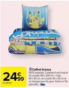 Coffret Licence offre à 24,99€ sur Carrefour City