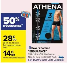 Carrefour - Edendurance - Boxers Homme