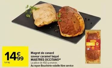 Magret de Canard Caramel Laqué - Maistres Occitans : Délice sucré-salé en promo