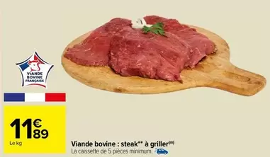 Viande Bovine: Steak À Griller