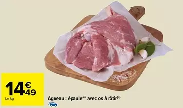 Agneau: Épaule Avec Os À Rôtir