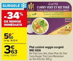 Mei Asia - Plat Cuisiné Veggie Surgelé