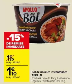 Apollo - Bol De Nouilles Instantanées