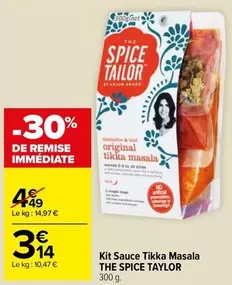 The Spice Taylor - Kit Sauce Tikka Masala