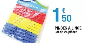 Pinces À Linge offre à 1,5€ sur Carrefour