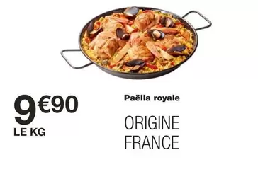 Paëlla Royale offre à 9,9€ sur Monoprix