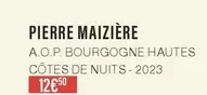 Pierre Maizière - A.O.P. Bourgogne Hautes Côtes De Nuits-2023 offre à 12,5€ sur Monoprix