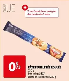 pâte feuilletée roulée