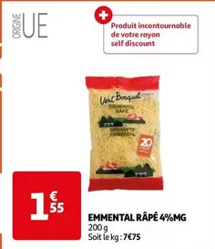 Emmental Râpé 4%Mg