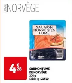 saumon fumé de norvège