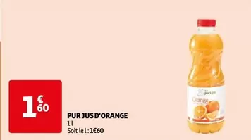 PUR JUS D'ORANGE