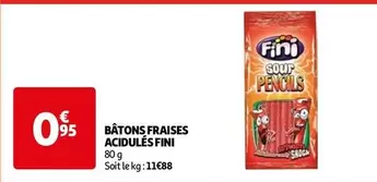 Fini - Batons Fraises Acidulés