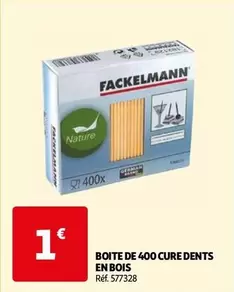 Fackelmann - Boite De 400 Cure Dents En Bois