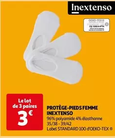 Inextenso - Protège-pieds Femme