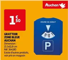 Auchan - Grattoir Zone Bleue