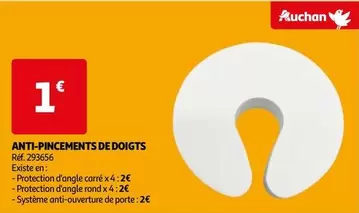 Auchan - Anti Pincements De Doigts