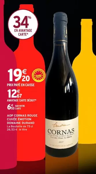 Cornas Rouge - Aop