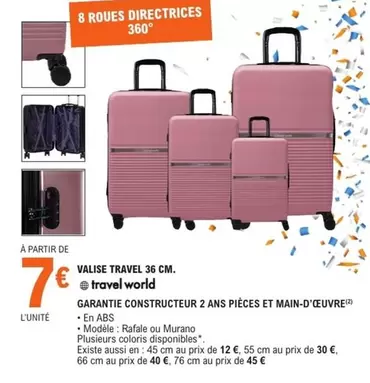 Valise Travel 36 Cm. Travel World