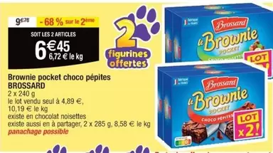 Brossard - Brownie Pocket Choco Pépites