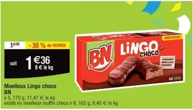 BN Choco - Moelleux Lingo Choco