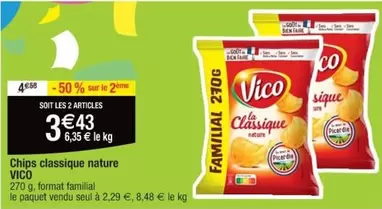 Vico - Chips Classique Nature