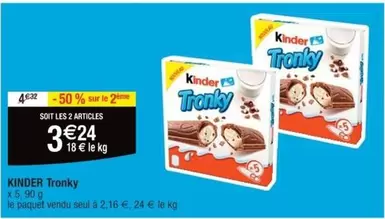 Kinder - Ferrero -  Tronky