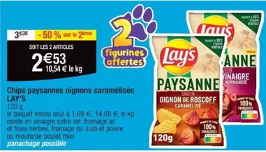 Lay's - Chips Paysannes Oignons Caraméisées