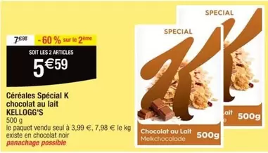 Kellogg's - Céréales Spécial K Chocolat Au Lait