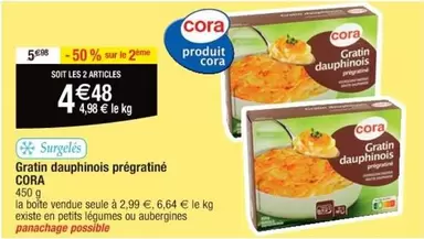 Cora - Gratin Dauphinois Prégratiné