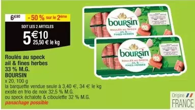 Boursin - Roulés Au Speck Ail & Fines Herbes