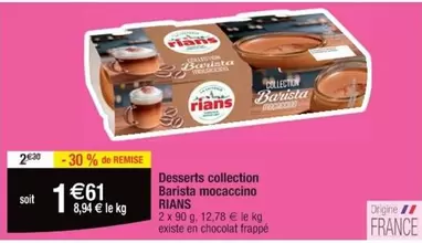 Rians - Desserts Collection Barista Mocaccino