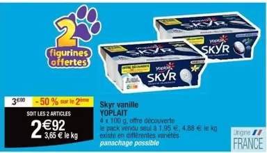 Yoplait - Skyr Vanille