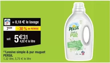 Persil - Lessive Simple & Pur Muguet