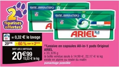 Ariel - Lessive En Capsules All-in-1 Pods Original