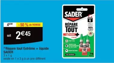 Extrême - Sader - "repare Tout Extreme + Liquide